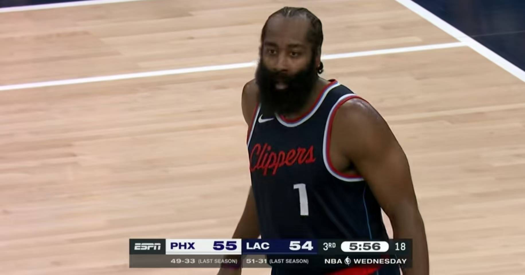 快船大胜火箭，战绩追平西部半决赛