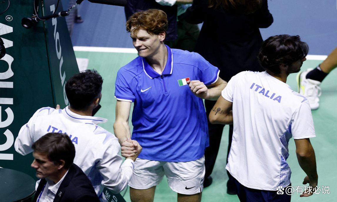 法网横扫戴维斯杯，辛纳带队取胜