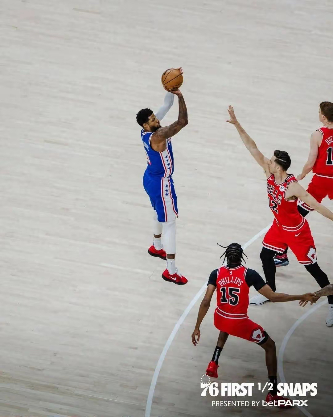 山东队横扫76人，乔治扛起全队